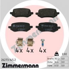 Zimmermann 26273.145.2 - Brzdové platničky -