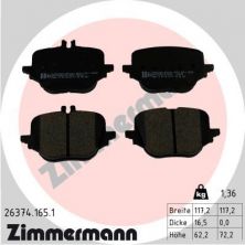 Zimmermann 26374.165.1 - Brzdové platničky -