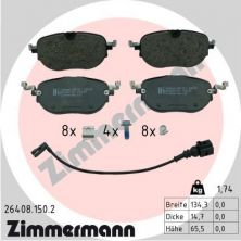 Zimmermann 26408.150.2 - Brzdové platničky -