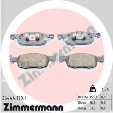 Zimmermann 26444.170.1 - Brzdové platničky -