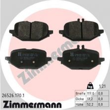 Zimmermann 26526.170.1 - Brzdové platničky -
