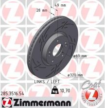 Zimmermann 285.3516.54 - Brzdový kotúč -