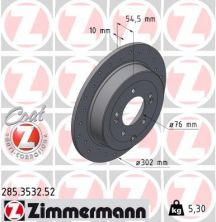 Zimmermann 285.3532.52 - Brzdový kotúč -
