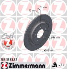 Zimmermann 285.3533.52 - Brzdový kotúč -