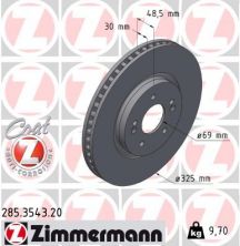 Zimmermann 285.3543.20 - Brzdový kotúč -
