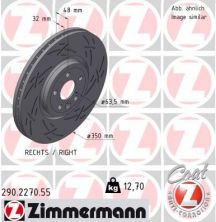 Zimmermann 290.2270.55 - Brzdový kotúč -