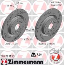 Zimmermann 290.2271.53 - Brzdový kotúč -