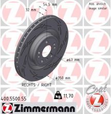 Zimmermann 400.5500.55 - Brzdový kotúč -