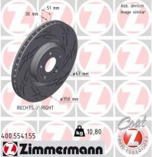 Zimmermann 400.5541.55 - Brzdový kotúč -