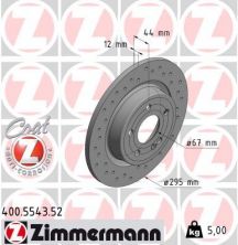 Zimmermann 400.5543.52 - Brzdový kotúč -