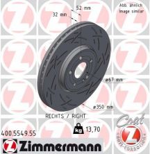 Zimmermann 400.5549.55 - Brzdový kotúč -