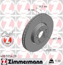Zimmermann 400.5554.20 - Brzdový kotúč -