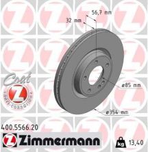 Zimmermann 400.5566.20 - Brzdový kotúč -