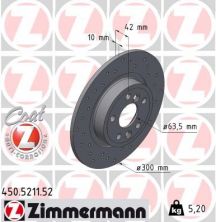 Zimmermann 450.5211.52 - Brzdový kotúč -