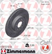Zimmermann 450.5213.54 - Brzdový kotúč -