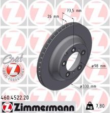 Zimmermann 460.4522.20 - Brzdový kotúč -