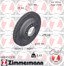 Zimmermann 460.4523.55 - Brzdový kotúč -