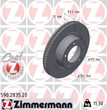 Zimmermann 590.2835.20 - Brzdový kotúč -