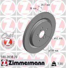 Zimmermann 590.2838.20 - Brzdový kotúč -