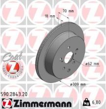 Zimmermann 590.2843.20 - Brzdový kotúč -
