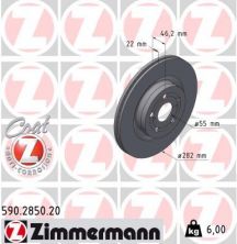 Zimmermann 590.2850.20 - Brzdový kotúč -