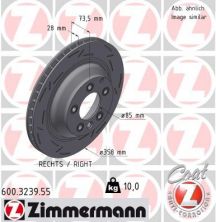 Zimmermann 600.3239.55 - Brzdový kotúč -
