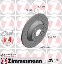 Zimmermann 600.3252.52 - Brzdový kotúč -