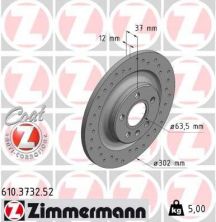 Zimmermann 610.3732.52 - Brzdový kotúč -