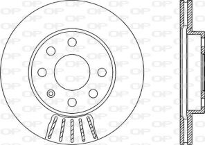 Open Parts BDR1983.20 - Brzdový kotúč -