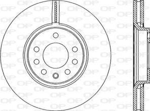 Open Parts BDR1990.20 - Brzdový kotúč -