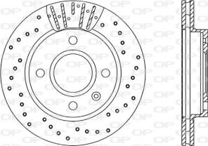 Open Parts BDRS1176.25 - Brzdový kotúč -