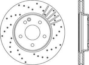Open Parts BDRS1314.25 - Brzdový kotúč -