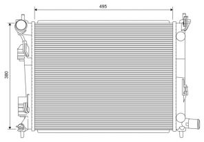 Valeo 701620 - Chladič vody -