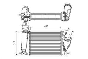 Valeo 816759 - Chladič plniaceho vzduchu -