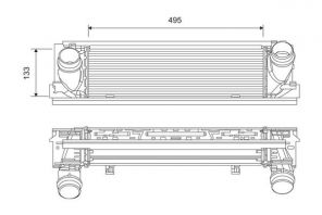Valeo 818261 - Chladič plniaceho vzduchu -