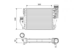 Valeo 818304 - Chladič plniaceho vzduchu -