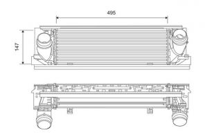 Valeo 818262 - Chladič plniaceho vzduchu -