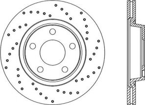 Open Parts BDRS1731.25 - Brzdový kotúč -