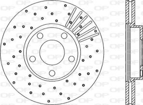Open Parts BDRS1732.25 - Brzdový kotúč -