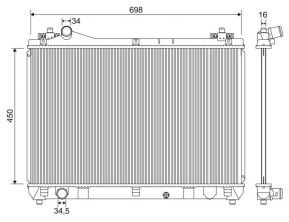 Valeo 701243 - Chladič vody -
