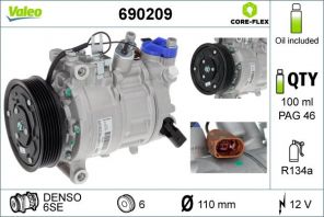 Valeo 690209 - Kompresor -