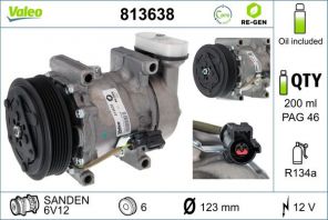 Valeo 813638 - Kompresor -