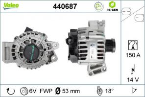 Valeo 440687 - Alternátor -