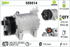 Valeo 559514 - Kompresor -