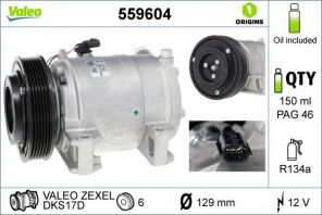Valeo 559604 - Kompresor -