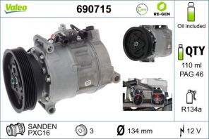 Valeo 690715 - Kompresor -