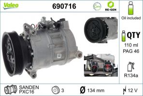 Valeo 690716 - Kompresor -