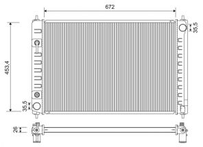 Valeo 701195 - Chladič vody -