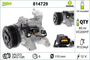Valeo 814729 - Kompresor -