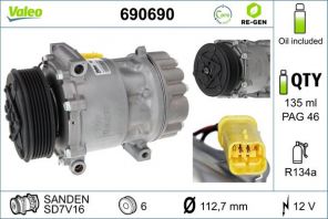 Valeo 690690 - Kompresor -